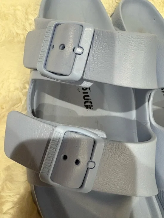 Birkenstock Light Blue Arizona EVA Slip-On Sandals - Picture 2 of 7